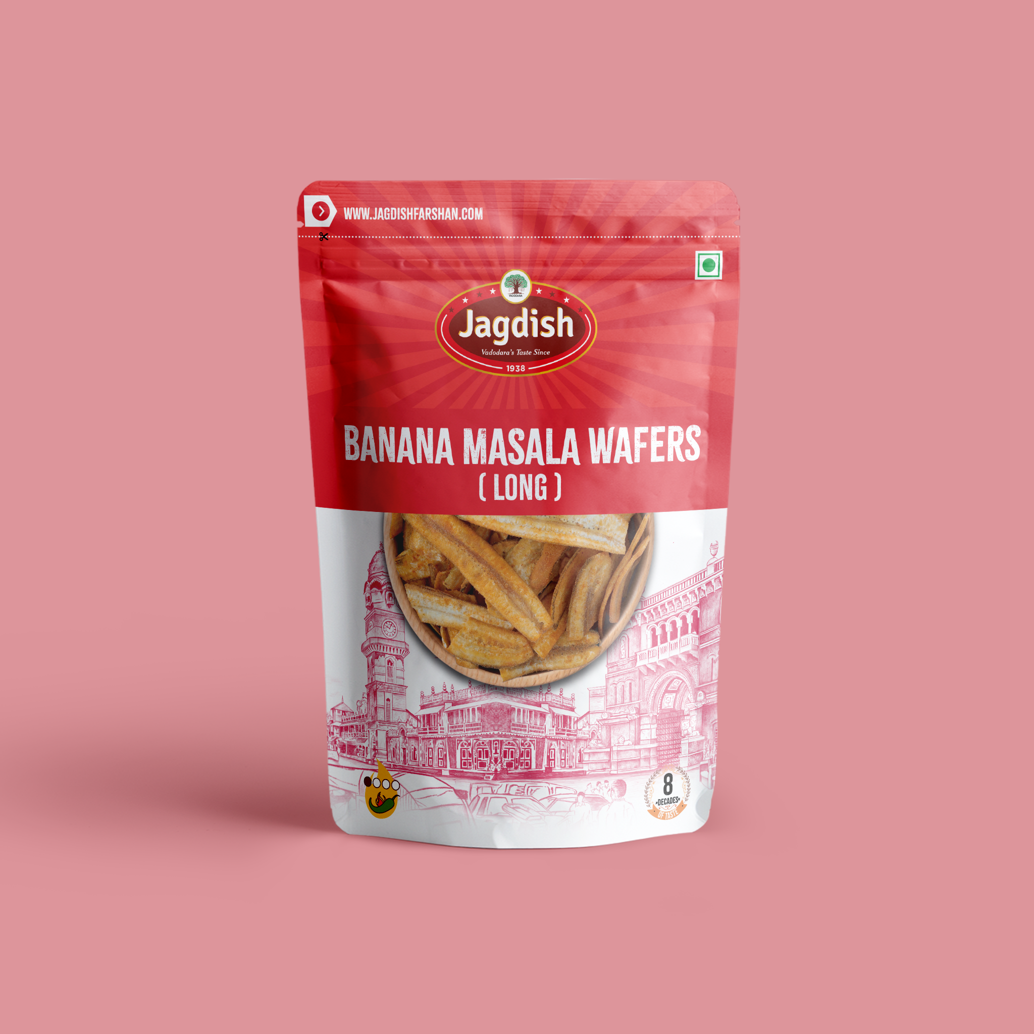 Banana Masala Wafers (Long)